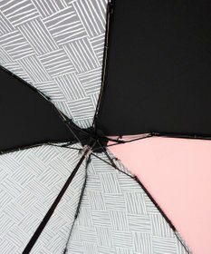 +RING 【UVカット95%以上】【UPF50＋】プラスリング レディース向け 晴雨兼用 折傘 BLK T1306