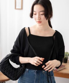 WEGO アンサンブルリボンカーデ