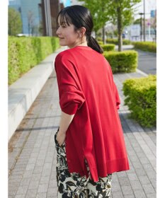 CRAFT STANDARD BOUTIQUE UVカット/接触冷感/マシンウォッシャブル/Vネックビッグニットカーディガン