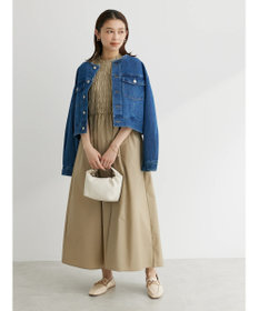 Green Parks ・Ｄｏｕｂｌｅ　Ｆｌａｇｓ　シャーリングノースリワンピ