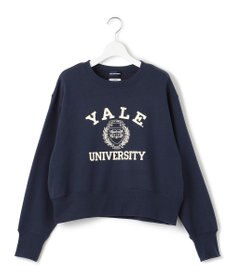 J.PRESS YORK STREET 【WOMEN】YALE × J.PRESS YORK STREET コラボショートスウェット