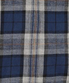 JOSEPH ABBOUD MOUNTAIN 【サスティナブル】オーガニックラフィーチェック シャツ