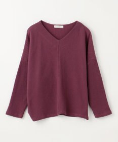 ANY 【洗濯機可能】Vネックニットソー