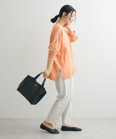 Green Parks アンチピリングライン入りニットプルオーバー