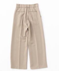 UNFILO ウールライクツイル ワイドパンツ