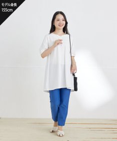 Tiaclasse 【おのののかさん着用】「サマケア」バックヨークフリルチュニック