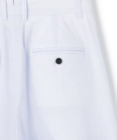 uncrave コットンクロスストライプ ワイドトラウザー