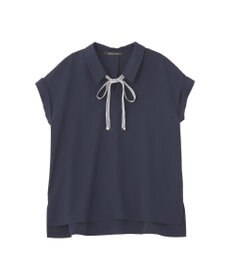 YECCA VECCA 2wayストライプリボンブラウス