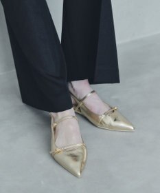 YECCA VECCA バックストラップメリージェーンパンプス