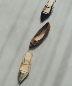 YECCA VECCA バックストラップメリージェーンパンプス