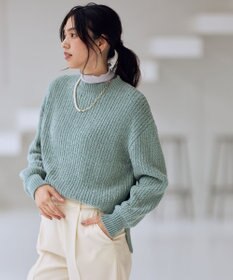 ANY レーシーモールニット