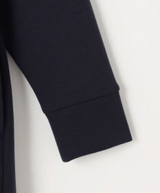 自由区 L 【WEB限定・洗える】マットストレッチダンボールフーディー ワンピース