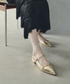 YECCA VECCA バックストラップメリージェーンパンプス