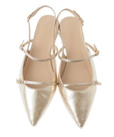 YECCA VECCA バックストラップメリージェーンパンプス