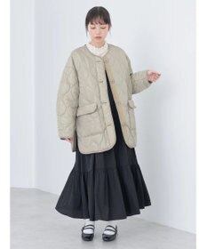 earth music&ecology キルティングハーフブルゾン