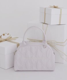 Maison de FLEUR リボンキルティング2Wayボストンバッグ