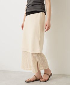 AMERICAN HOLIC 【WEB限定】レイヤード風スカート