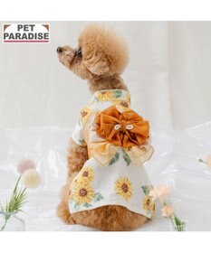 PET PARADISE ペットパラダイス ひまわり柄 浴衣 小型犬
