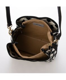 UNBILLION カシュカシュ cachecache / 柄アソートジャガード三つ口ショルダーバッグ