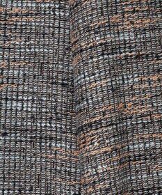 自由区 【洗える】エアリーツイードワイドクロップド パンツ