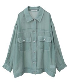 Green Parks ・ＥＬＥＮＣＡＲＥ　ＤＵＥ　カラーステッチシアーＧジャン