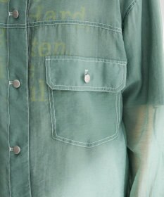 Green Parks ・ＥＬＥＮＣＡＲＥ　ＤＵＥ　カラーステッチシアーＧジャン