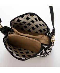 UNBILLION カシュカシュ cachecache / 柄アソートジャガード三つ口ショルダーバッグ