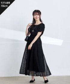 Tiaclasse ラインレーススカート