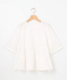 組曲 S エンブロイダリーレースフリル ブラウス