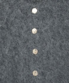 earth music&ecology クルーネックシャギーカーディガン