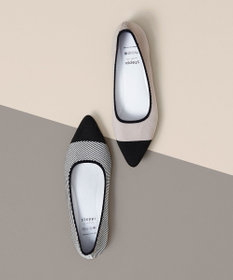 steppi 【洗える/撥水】  バイカラー ポインテッドパンプス