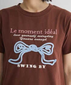 Green Parks ・ｓｗｉｎｇ　ｂｙ　リボンモチーフコード刺繍ＴＥＥ