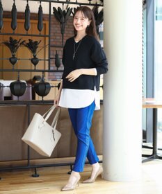 Tiaclasse 【接触冷感・洗える】はき痩せ美脚パンツ