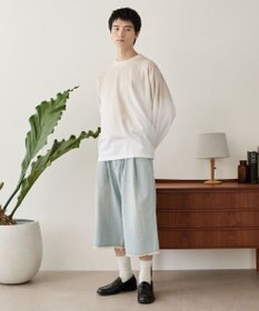 WEGO クロップドワイドデニムパンツ