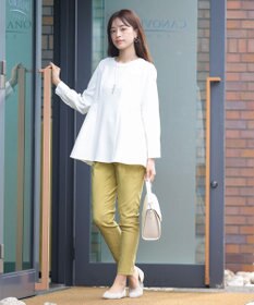 Tiaclasse 【接触冷感・洗える】はき痩せ美脚パンツ