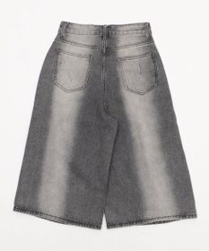 WEGO タイ付きダメージハーフデニムパンツ