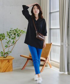 Tiaclasse 【接触冷感・洗える】はき痩せ美脚パンツ