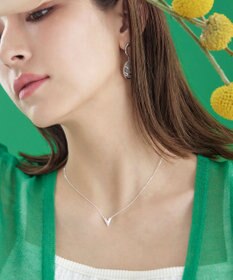 Tiaclasse 【安田美沙子さん着用】シルバータイニーネックレス