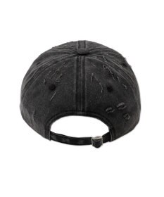 WEGO ダメージロゴ刺繍キャップ