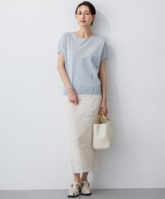 23区 L 【GOLD LABEL】シュリンクレース スカート