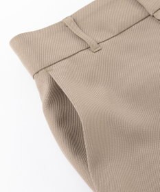 UNFILO ウールライクツイル ワイドパンツ