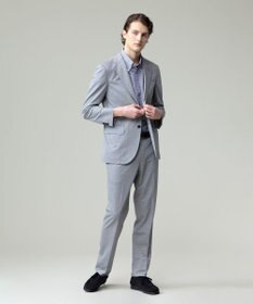 J.PRESS MEN プールに浮いているような快適な着心地【ストレッチ / 洗える / 吸水速乾/ 接触冷感】【J.PRESS-POOL WOOL】ジャージーセットアップ ジャケット