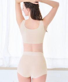 BRADELIS New York 【BRADELIS NewYork peace】綿混フィットレースショーツ25 深め 補正下着 ヒップアップ 美尻