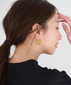 ANY 【WEB限定】マーブルリングピアス（両耳用）