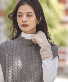 J.PRESS LADIES ピュアカシミヤ アームウォーマー