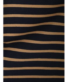 earth music&ecology スクエアボーダープルオーバー