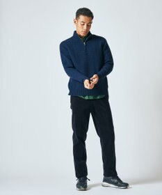 Cash Lamb's Wool】ハーフジップ タートルネック ニット / J.PRESS MEN