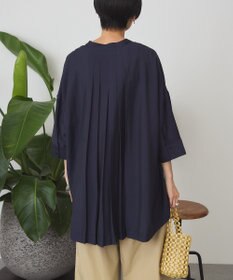 AMERICAN HOLIC 【WEB限定】接触冷感バンドカラーシャツチュニック