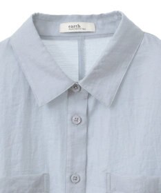 earth music&ecology Ｗポケットショートシャツ
