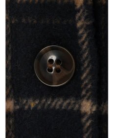 Green Parks ・ＥＬＥＮＣＡＲＥ　ＤＵＥ　シャギーチェックショートシャツ